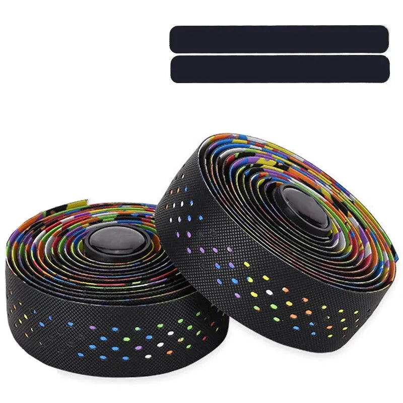 New Road Bike Handlebar Tapes Shock-absorbing Cycling Anti-slip Handlebar Bar Tape Wear-Resistant Bicycle Strap Bikes Belt Beauty World Shop