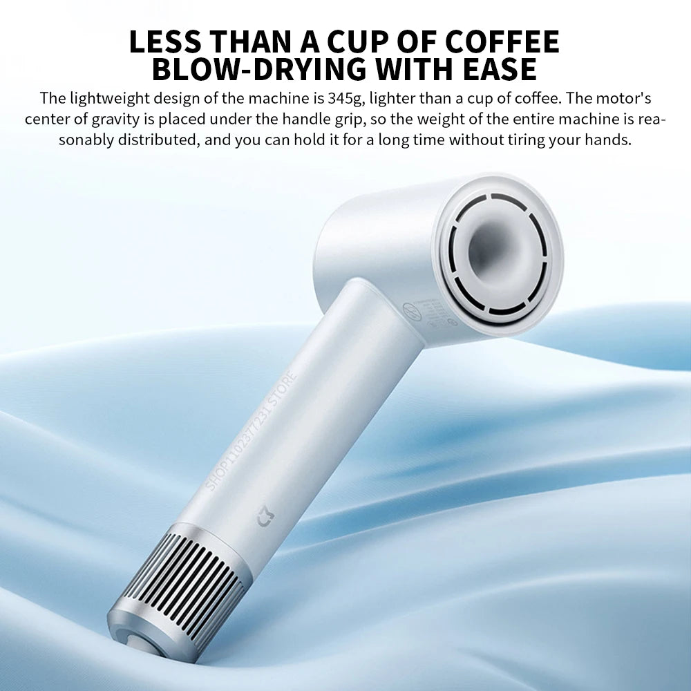 New MIJIA H501 High Speed Anion Hair Dryers Wind Speed 62m/s 1600W 110000 Rpm Professional Hair Care Quick Drye Negative Ion Beauty World Shop