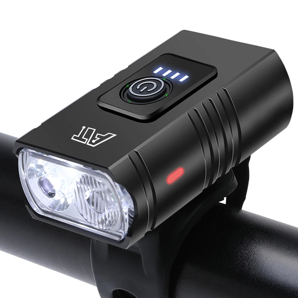 LED Bicycle Front Light Type-C Rechargeable Bicycle Headlight MTB Road Bike Headlamp Easy to Install Cycling Accessories Beauty World Shop