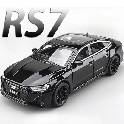 1:32 Audi RS7 Sportback Model Toy Cars Alloy Diecast 6 Doors Opened with Pull Back Rubber Tires Ornament Vehicle Toys Gifts Beauty World Shop