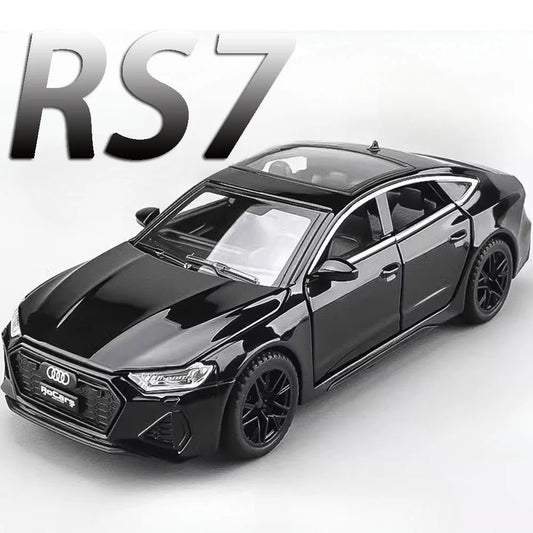1:32 Audi RS7 Sportback Model Toy Cars Alloy Diecast 6 Doors Opened with Pull Back Rubber Tires Ornament Vehicle Toys Gifts Beauty World Shop
