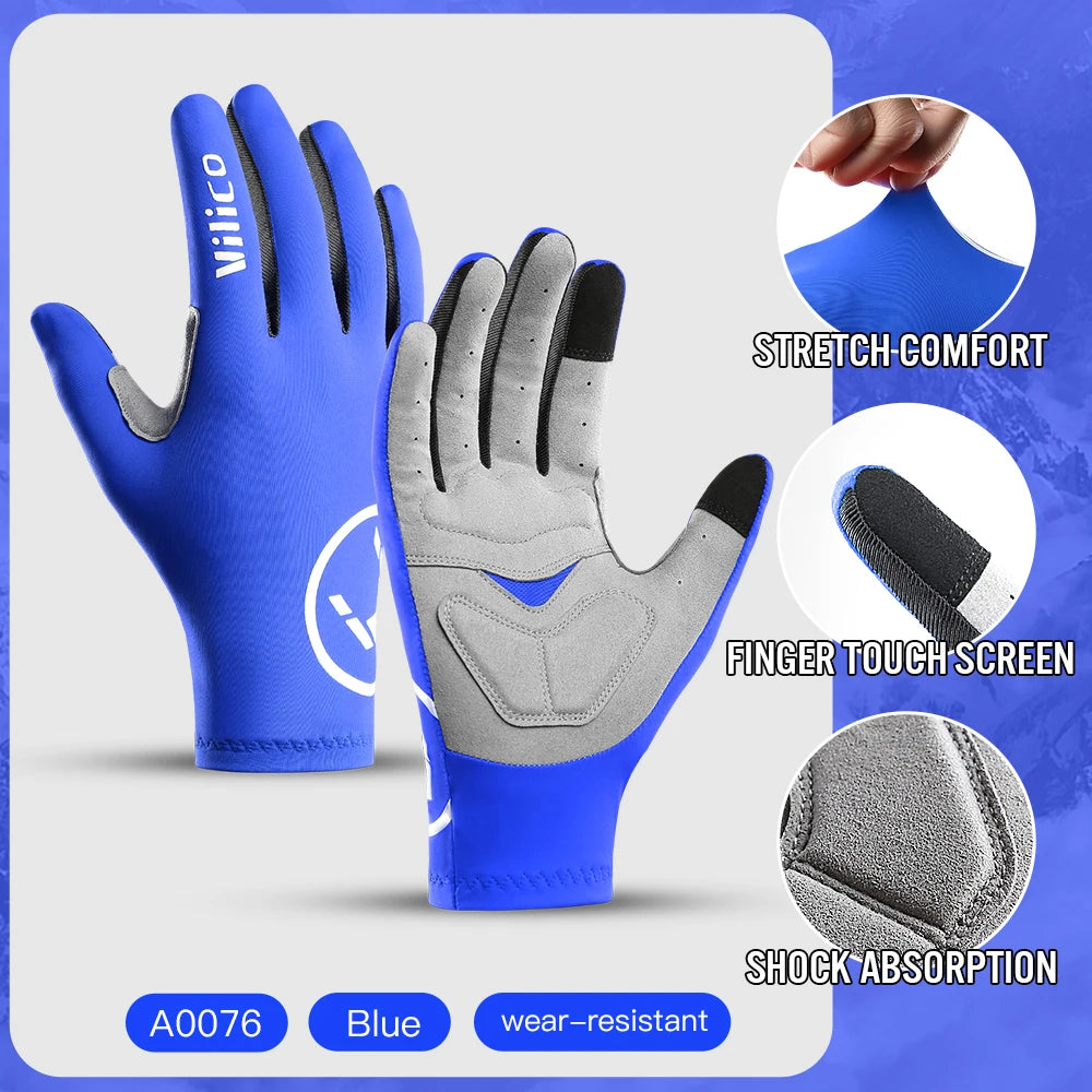 1 Pair Breaking Wind Cycling Gloves Anti-slip Bicycle Mittens Racing Road Bike Glove MTB Biciclet Guantes Ciclismo Beauty World Shop