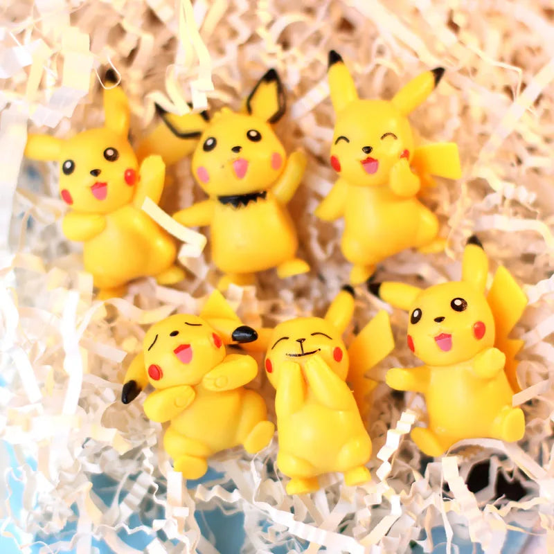 18pcs/set Pokemon Pikachu Action Figure Animation Cute Doll Collection PVC Model Toys Beauty World Shop