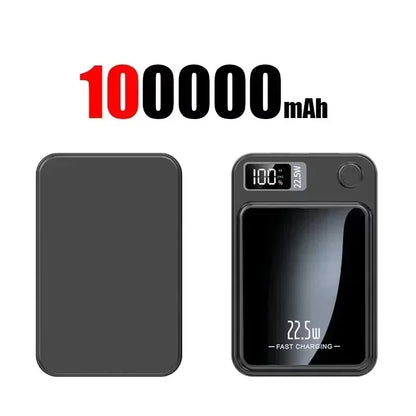 Lenovo Magnetic Wireless Power Bank 500000mAh PD22.5W Large Capacity Fast Charging External Battery For iPhone Huawei Samsung Beauty World Shop