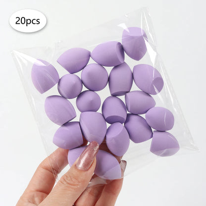 20 件装 Mini Finger Puff Beauty Cosmetic Foundation Cosmetic Sponge Makeup Blender Suitable for Cream & Powder Concealer Beauty World Shop