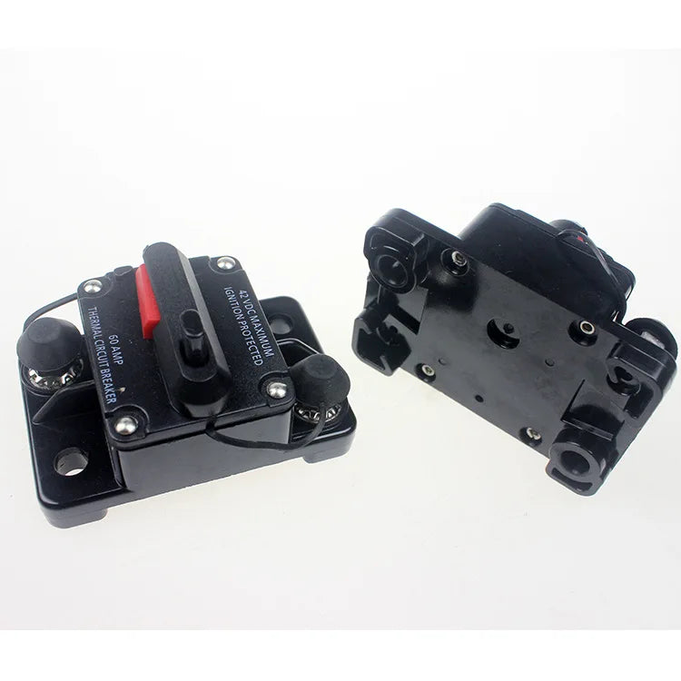 12-48VDC Circuit Breaker 50A 60A 80A 100A 150A 200A 250A 300A Car Truck Audio Resettable Fuse Circuit Breaker with Power Protect Beauty World Shop