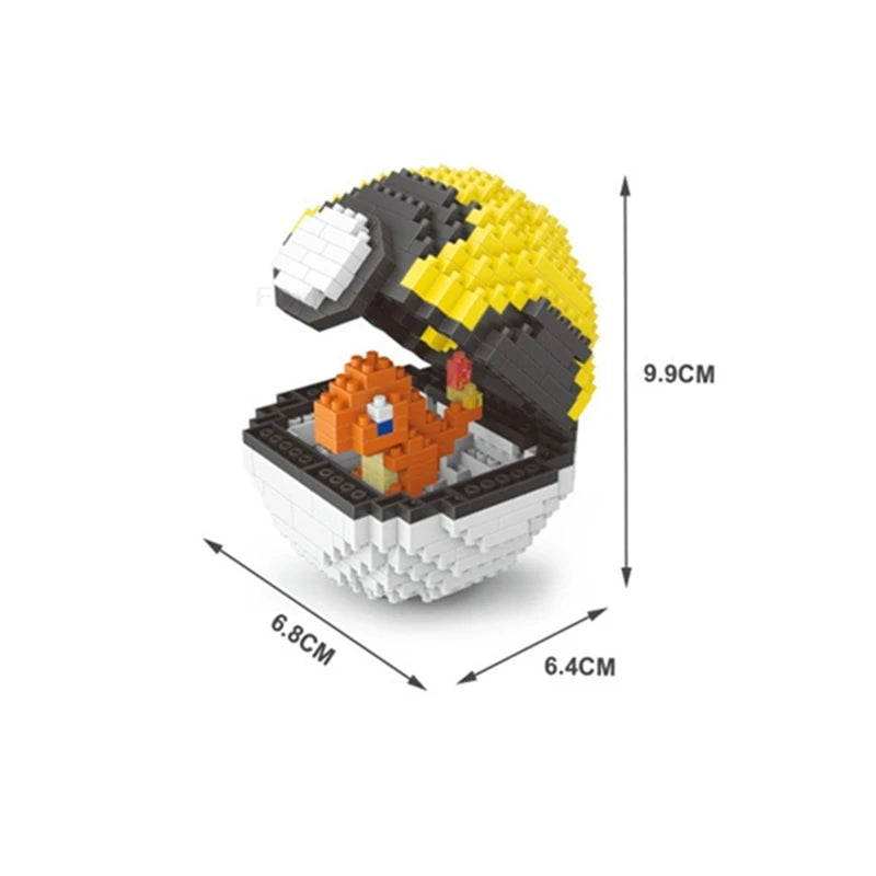 75 Style Building Blocks Assembly Anime Picachu Charizard Doll Blastoise Bulbasaur Gengar Bricks Figures Toy for Kid Gift Beauty World Shop
