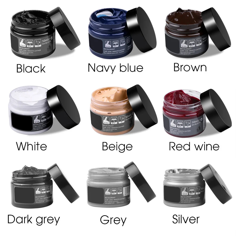 Car Leather Repair Kit Liquid Skin Recoloring Balm No Heat Repair Tool Auto Seat Holes Scratch Cracks rips restoration set shoes Beauty World Shop