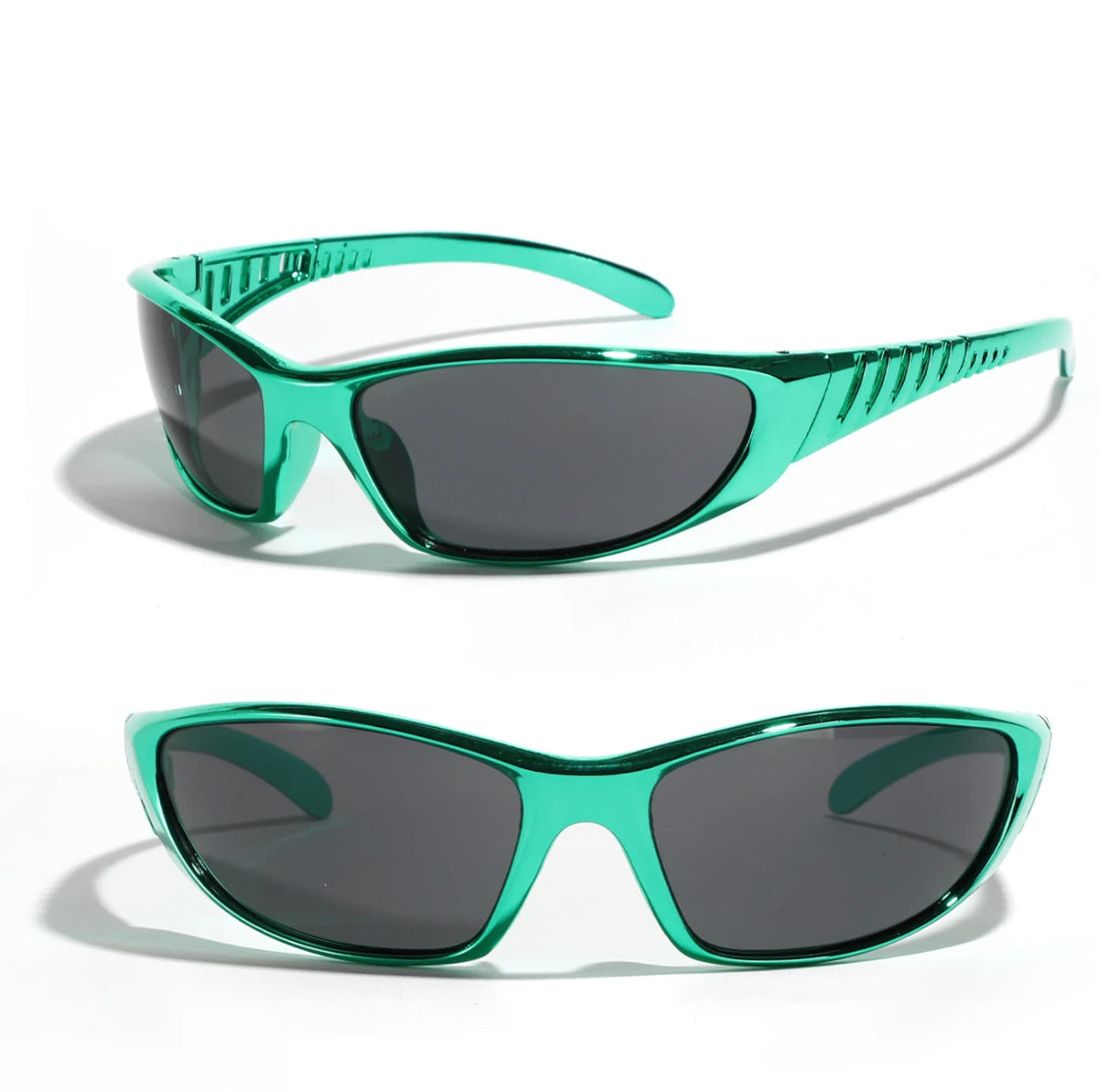 Y2K Silver Sunglasses Color Hollowed Out Future Sense Of Technology Hot Girls Net Red Sunglasses Women Sunglasses Trendy Men Beauty World Shop
