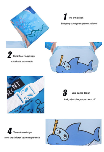 Pool Float Accessory Inflatable Pool Float Accessory Learning Swimming Vest Foam Buoyancy Armbands Better than Inflatable Ring Beauty World Shop