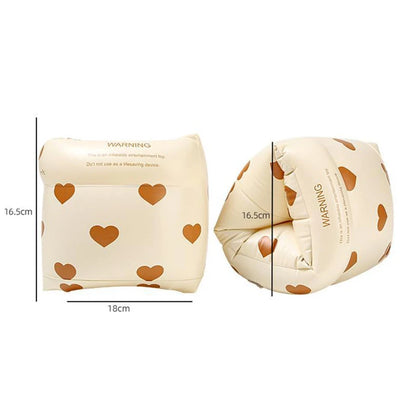 1 pair  Cartoon printing Swimming Arm Floaties， Inflatable Swim Arm Bands Floater Sleeves for Adults and Kids Beauty World Shop
