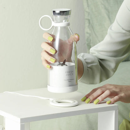 HOMEFISH Electric Juicer Blender Usb Mini Fruit Mixers Fruit Extractors Food Milkshake Multifunction Juice Maker Machine Beauty World Shop