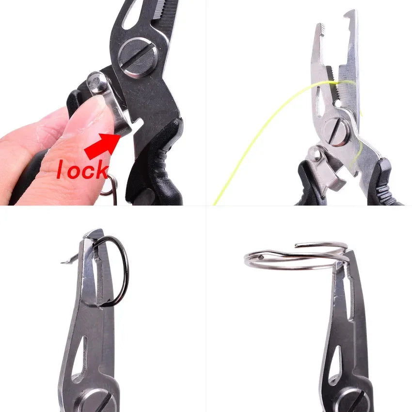 Multifunction Fishing Pliers Tools Accessories for Goods Winter Tackle Pliers Vise Knitting Flies Scissors Braid Set Fish Tongs Beauty World Shop