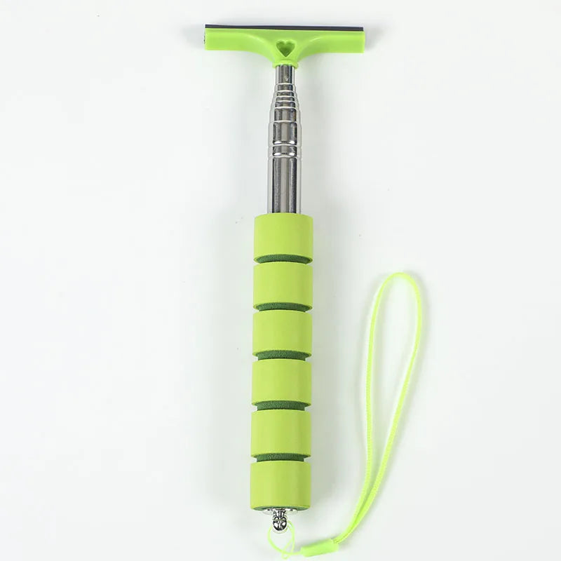 Car Rearview Mirror Wiper Cleaning Tool Auto Glass Mist Cleaner Scraper Car Accessories Handle Telescopic Window Cleaning Brush Beauty World Shop
