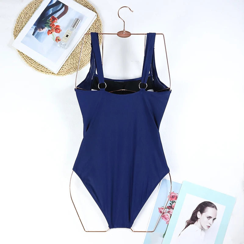 2024 One Piece Swimsuit Sexy Plus Size Swimwear Women Tummy Control Beach Wear for Bathing Suits Monokini Maillot De Bain Female Beauty World Shop
