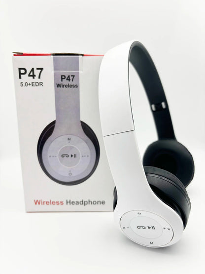 Stereo P47 Headset 5.0 Bluetooth Headset Folding Series Wireless Sports Game Headset for iPhone XiaoMi Beauty World Shop