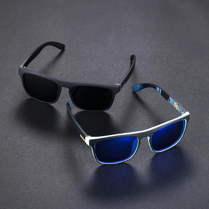 1-4PCS Men Classical Square Polarized Sports Sunglasses Lightweight PC Frame UV400 for Driving Fishing Cycling Unisex Durability Beauty World Shop