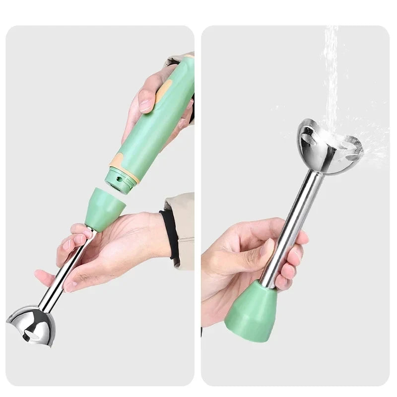HOMEFISH Immersion Hand Stick Blender Electric Food Vegetable Grinder Handheld Stick Mixer for Smoothies Sauces Beauty World Shop