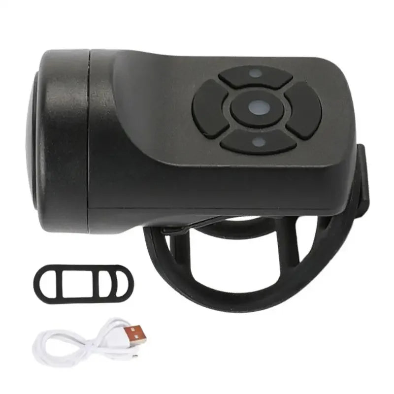 Bicycle Electric Bell Bike USB Charging Horn MTB Mountain Bike Warning Safety Ring Waterproof Bell Cycling Accessories Beauty World Shop