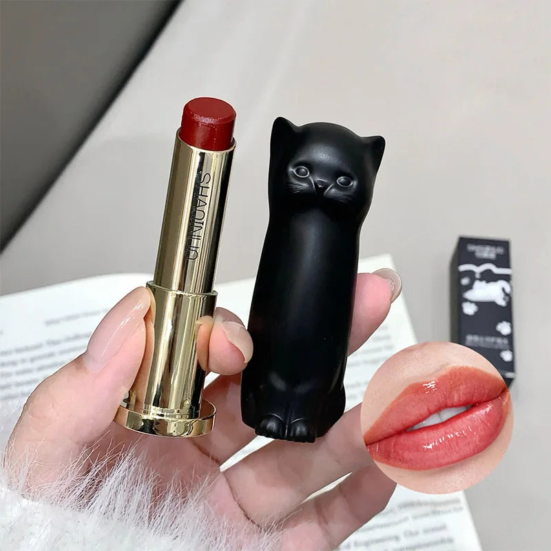 SHAQINUO Meowoqinqin Moisturizing Color Lip Balm, anti-dryness and crack fade lip lines Student Moisturizing lipstick Beauty Trend Shop