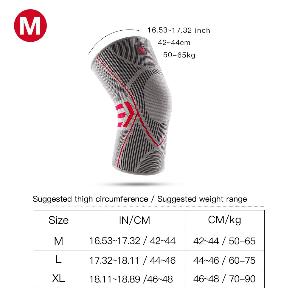 1 PCS Kyncilor Knee Brace Elastic Fitness Basketball Volleyball Running Cycling Daily Sports Nylon Sports Compression Knee Brace Beauty World Shop