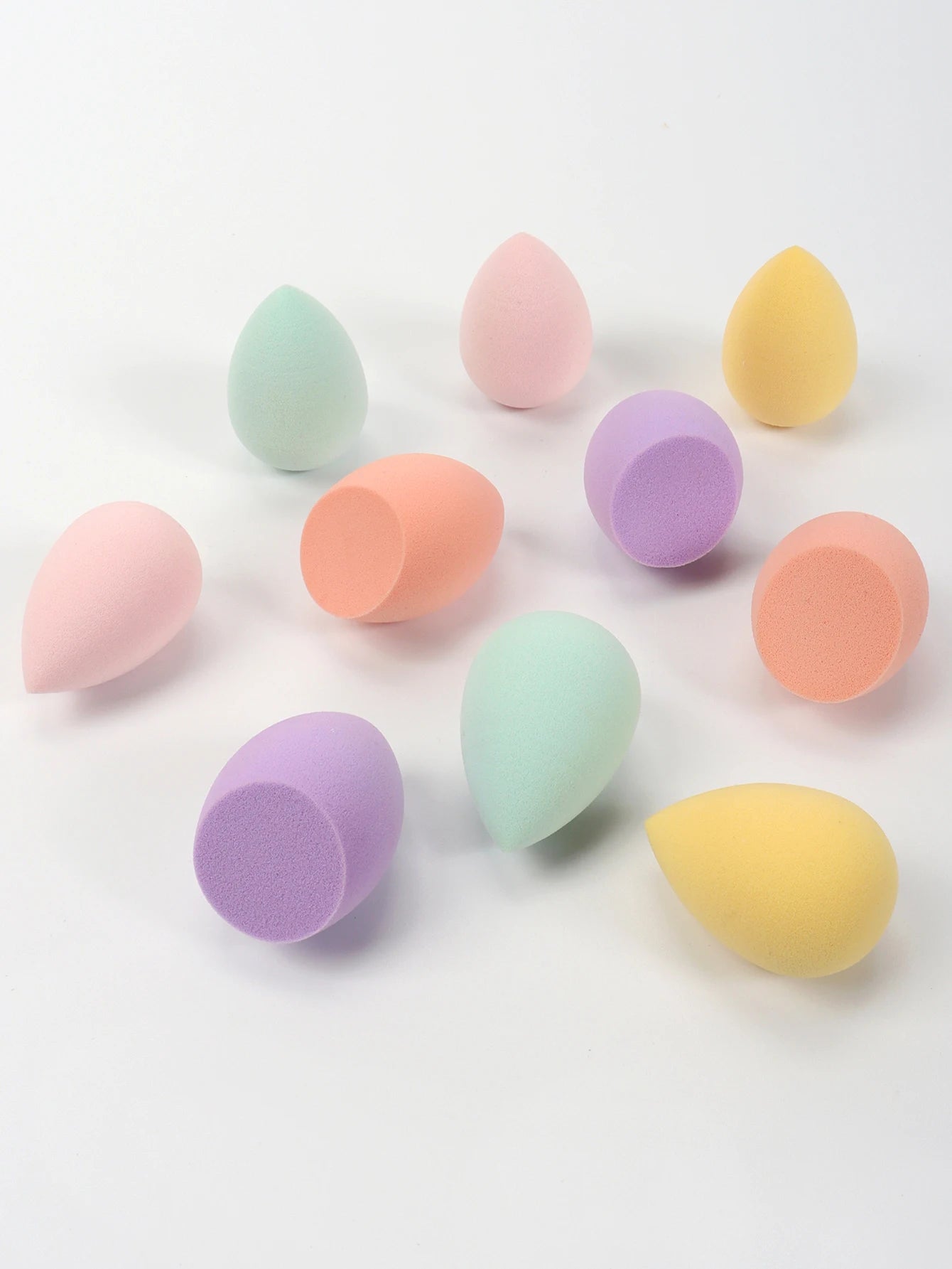 10 件 Mini Makeup Sponge Powder Puff Beauty Sponge for Makeup Concealer Liquid Foundation Face Cosmetic Puff Make up Sponge Beauty World Shop