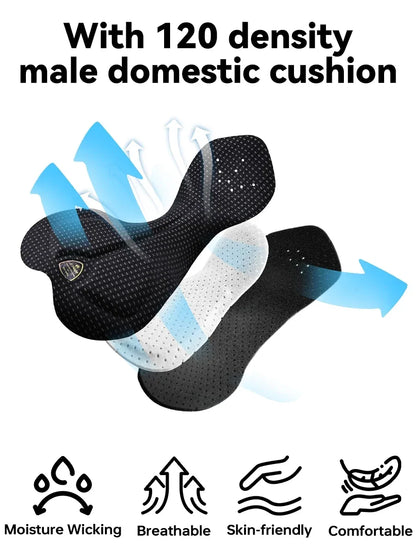 X-TIGER Cycling Bib Pants 120 High Density Cushion Men's Cycling Shorts Road Bike MTB Cycling Pants Sports Fitness Casual Pants Beauty World Shop