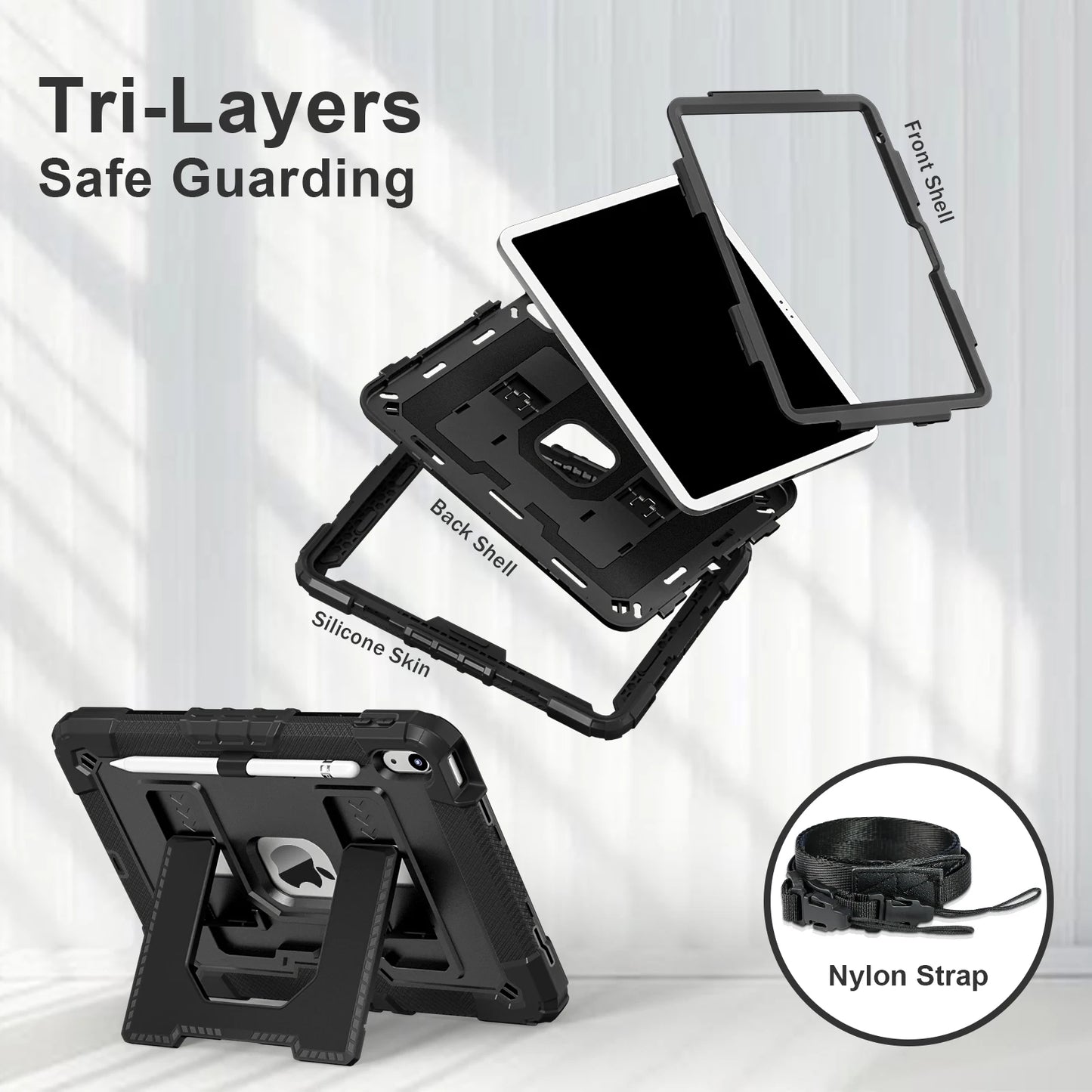 Tablet Protective Case C5 Models Are Suitable for iPad A16 11Th (2025)/Ipad 10Th 10.9 (2022) with Stand 10 Colors Available Beauty World Shop