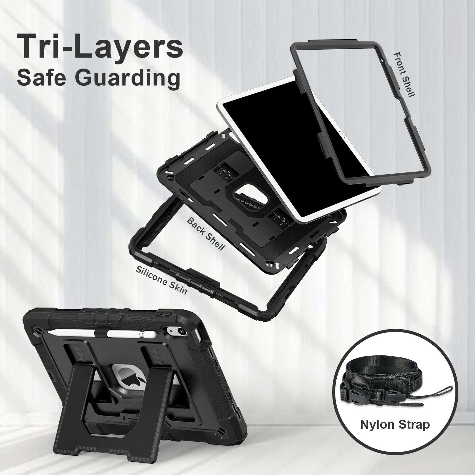 Tablet Protective Case C5 Models Are Suitable for iPad A16 11Th (2025)/Ipad 10Th 10.9 (2022) with Stand 10 Colors Available Beauty World Shop