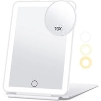 white and 10X mirror