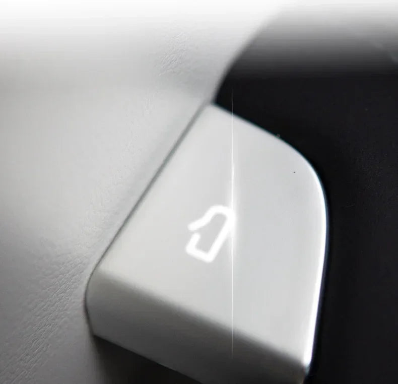 For Tesla Model 3 Highland Model Y Juniper/Launch 2025 Car Open Door Button Stickers 4X Handle Cover Interior Protection Trim Beauty World Shop