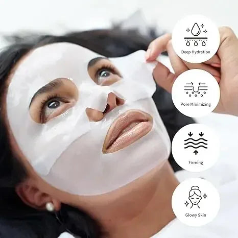 Deep Collagen Anti Wrinkle Lifting Mask Collagen Face Mask Overnight, Deep Collagen Mask for Lifting Firming Moisturizing(5Pack) Beauty Trend Shop