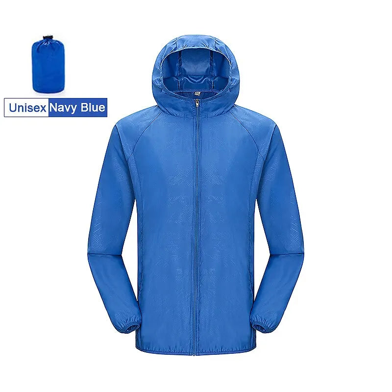LNGXO Unisex Hiking Jacket Men Women Waterproof Quick Dry Camping Windbreaker Trekking Fishing Rain Coat Outdoor Anti UV Clothes Beauty World Shop