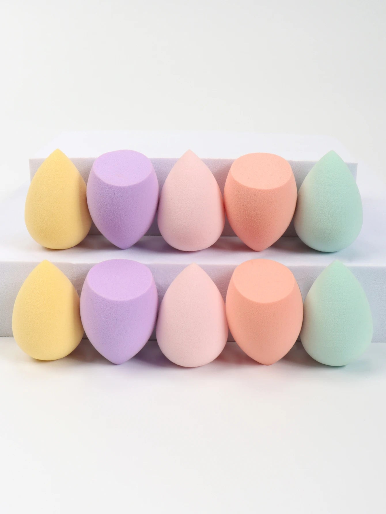 10 件 Mini Makeup Sponge Powder Puff Beauty Sponge for Makeup Concealer Liquid Foundation Face Cosmetic Puff Make up Sponge Beauty World Shop