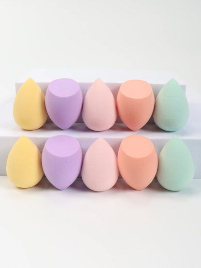 10 件 Mini Makeup Sponge Powder Puff Beauty Sponge for Makeup Concealer Liquid Foundation Face Cosmetic Puff Make up Sponge Beauty World Shop