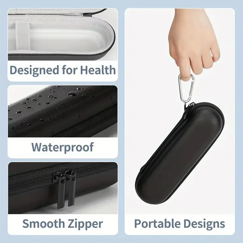 1pcs Electric Toothbrush Travel Case for Oral-B Pro/iO, Philips Sonicare, Oral B Toothbrush Case for Brush Heads & Accessories Beauty World Shop