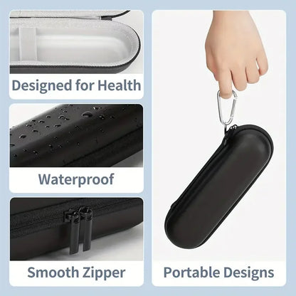 1pcs Electric Toothbrush Travel Case for Oral-B Pro/iO, Philips Sonicare, Oral B Toothbrush Case for Brush Heads & Accessories Beauty World Shop