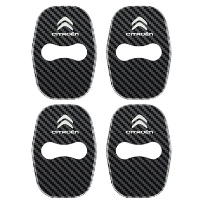 Metal Car Door Lock Cover for Citroen C4 C3-XR C5 Aircross C6 C-quatre Picasso C-Elysee C4L C3L Emblem Stickers Badge Beauty World Shop