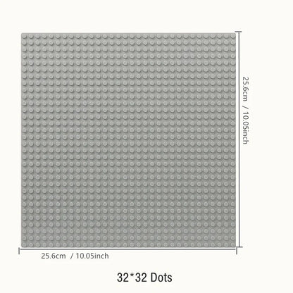 32x32x16x16 Dots Classic Base Plates MOC DIY Plastic Bricks Baseplates City Dimensions Building Blocks Figures Construction Toys Beauty World Shop