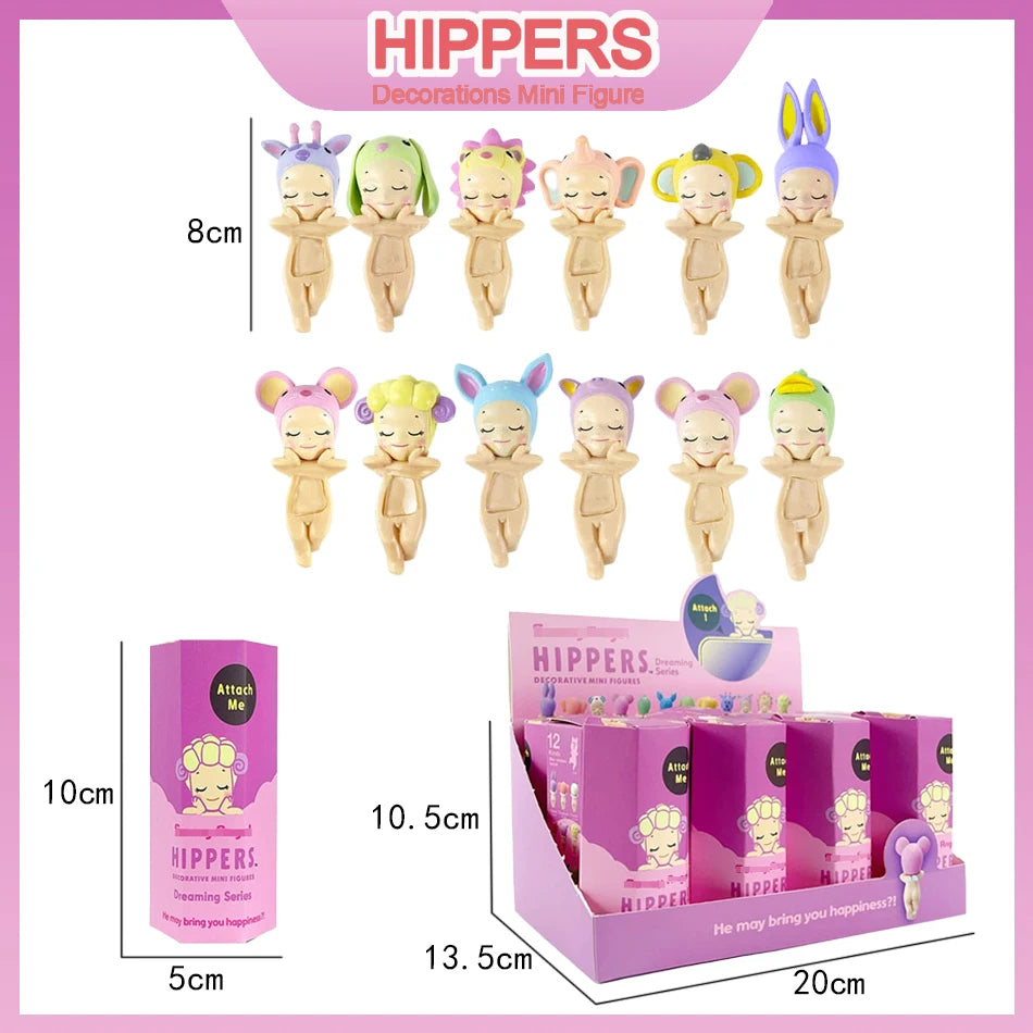 Hot Better Quality Blind Box  sleep series  Hippers Angel Body Kewpie Dolls PVC Figure Limite Toy Beauty World Shop