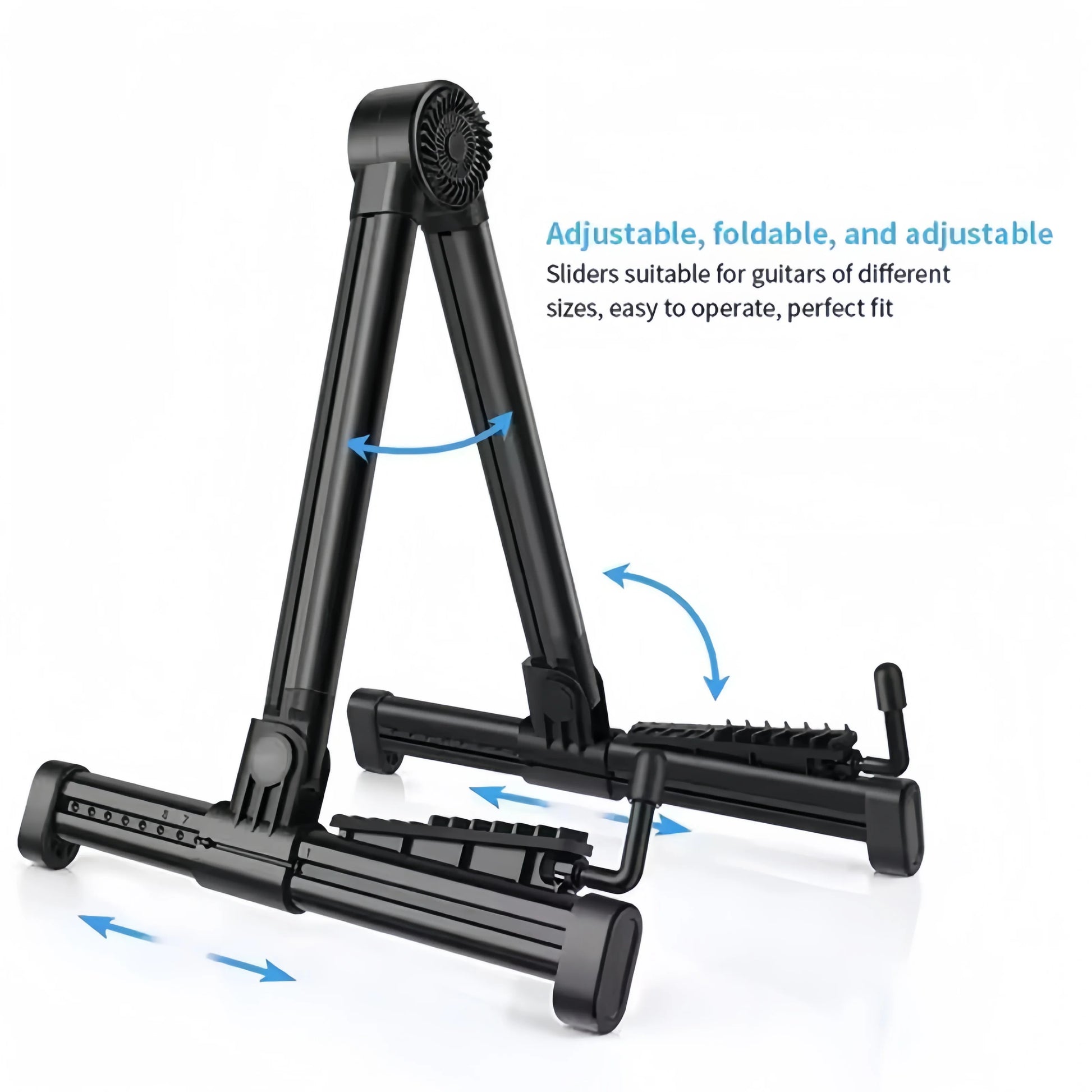 Miwayer Guitar Stand Folding A Frame Floor Universal ABS for Acoustic Classical Electric Bass Guitars Banjo Ukulele Portable Beauty World Shop