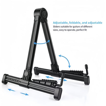 Miwayer Guitar Stand Folding A Frame Floor Universal ABS for Acoustic Classical Electric Bass Guitars Banjo Ukulele Portable Beauty World Shop