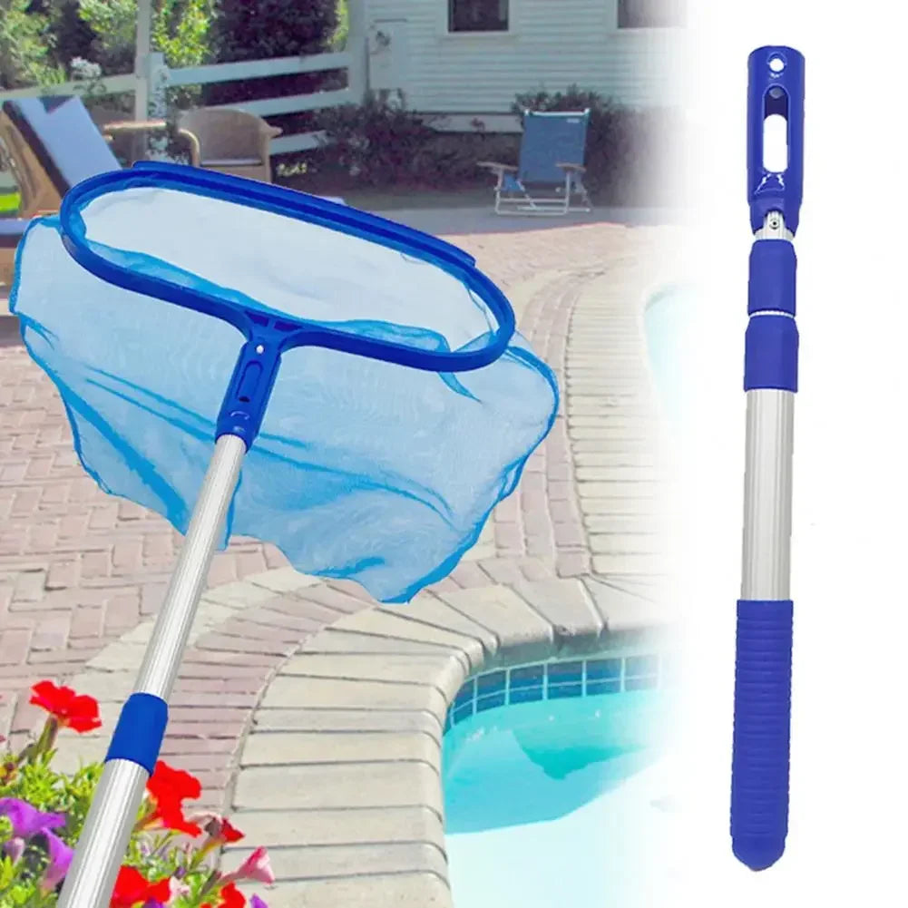 Telescopic Pool Cleaner Handle Rod Swimming Pool Cleaning Fishing Net Supplies Handheld Clean  Telescoping Pole Cleaning Tool Ad Beauty World Shop