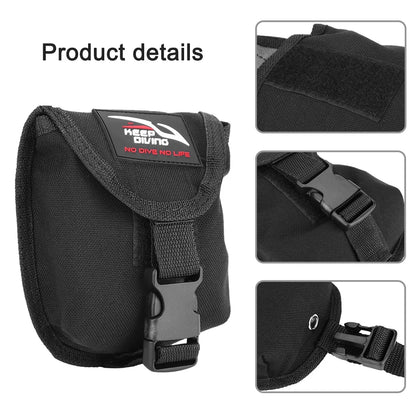 KEEP DIVING Diving Weight Pocket 2KG Scuba Diving Weight Belt Pocket with Quick Release Buckle Beauty World Shop
