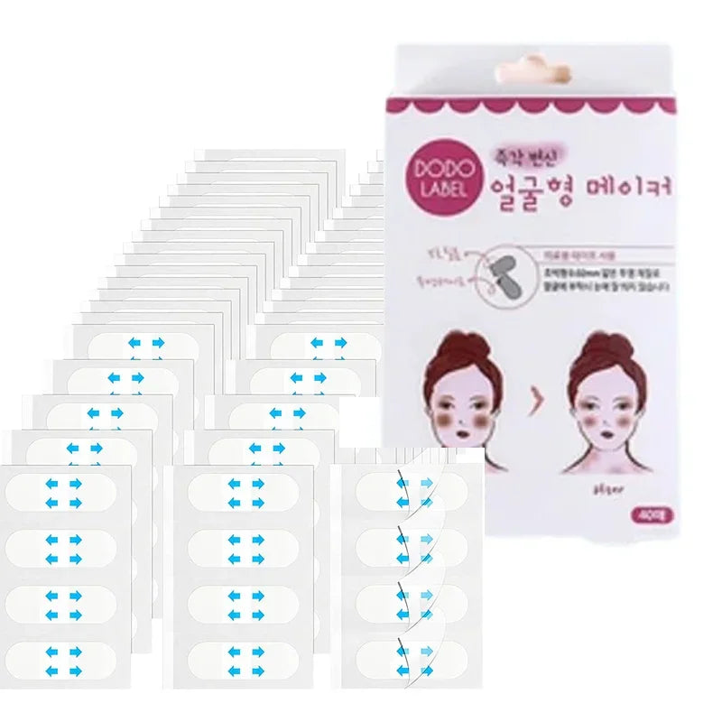 30/20/10Sheets V Lift Face Sticker Invisible Makeup Adhesive Lift Face Tape Slim Patch Breathable Sticker Lifting Tighten Chin Beauty World Shop