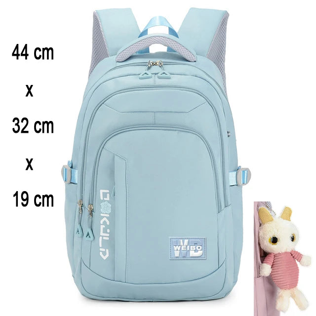 Girl School Bag Backpack Back Pack For Teenager Women Children Female Pink Schoolbag Primary High Bagpack Class Teens Child Kids Beauty World Shop