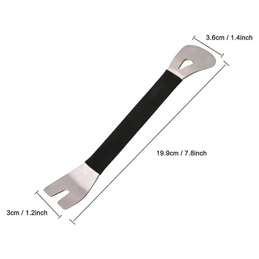 1PC Car Interior Clip Panel Trim Stainless Steel Pry Plate Buckle Driver for Car Modification Removal of Audio Navigation Center Beauty Fashion
