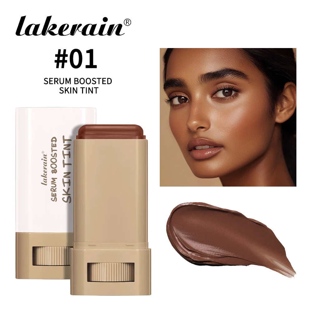 Skin Tint Stick Waterproof Nourishing Solid Tinted Serum Foundation Skin Tint Balm Face Tinted Face Contour Stick Makeup Beauty World Shop