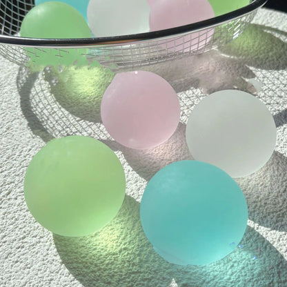 Blue Maltose Squishy Toys Anti Stress Sensory Fidgets Toy Soft Simulated Transparent Blue Maltose Slow-rebound Decompression Toy Beauty World Shop