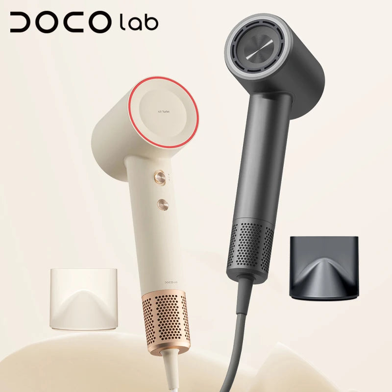 DOCO Hair Dryer High Speed 75m/s 200 Million Negative Ions Hair Care 110000 Rpm Professional Lightweight Home Travel Gift Beauty World Shop